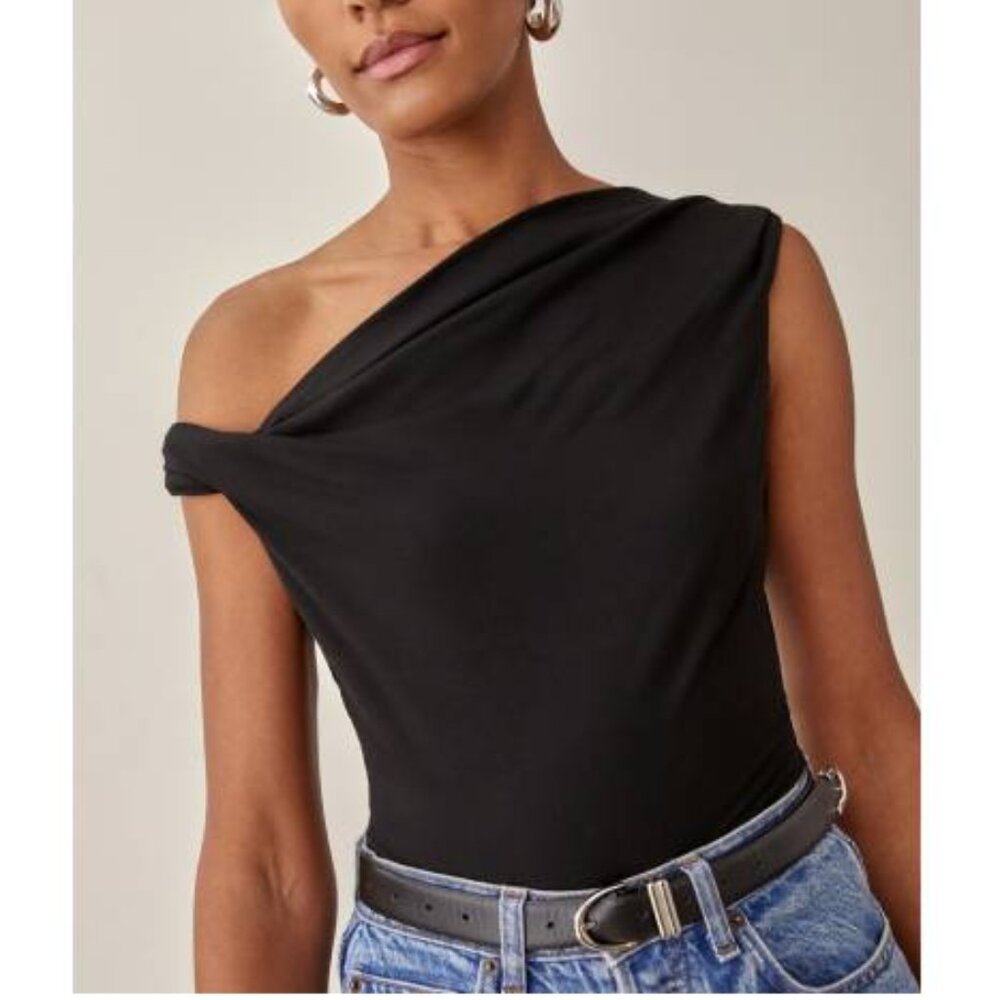 NEW Reformation Cello Knit Top Size L #2062